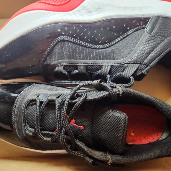 Nike Black and Red Sneakers
